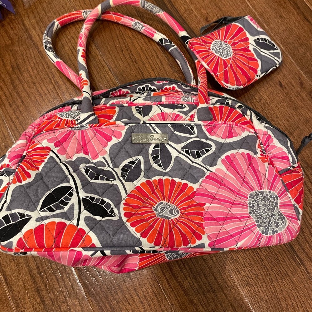 Vera Bradley satchel and coin purse